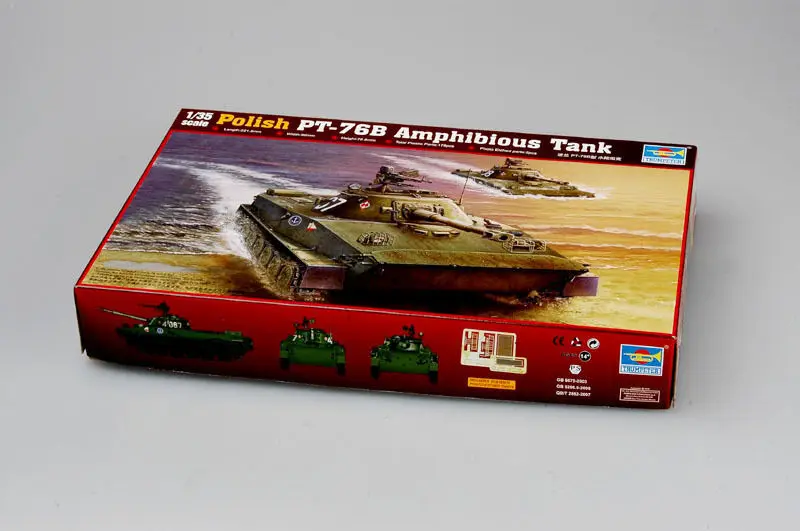 Trumpeter 00382 1/35 Polish PT-76B Amphibious Tank DIY Model Kit Armored Car TH06765-SMT2
Trumpeter 00382 1/35 Polish PT-76B Amphibious Tank DIY Model Kit Armored Car TH06765-SMT2