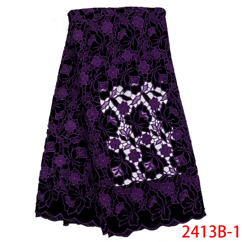 2019 High Quality Guipure Lace Fabric Best Selling Velvet Fabric Laces Nigerian French cord Lace Fabrics KS2413B-1
2019 High Quality Guipure Lace Fabric Best Selling Velvet Fabric Laces Nigerian French cord Lace Fabrics KS2413B-1
