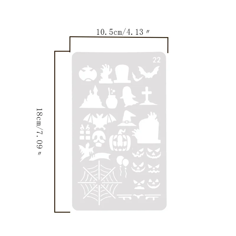 Halloween pvc Layering Stencils for Diy scrapbook coloring,painting stencil,home decor diy etc. Product image
Halloween pvc Layering Stencils for Diy scrapbook coloring,painting stencil,home decor diy etc. Product image