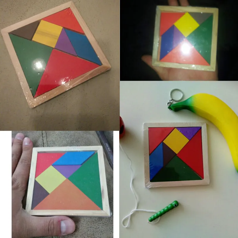 High Quality Children Mental Development Tangram Wooden Jigsaw Puzzle Educational Toys for Kids Free Shipping
High Quality Children Mental Development Tangram Wooden Jigsaw Puzzle Educational Toys for Kids Free Shipping