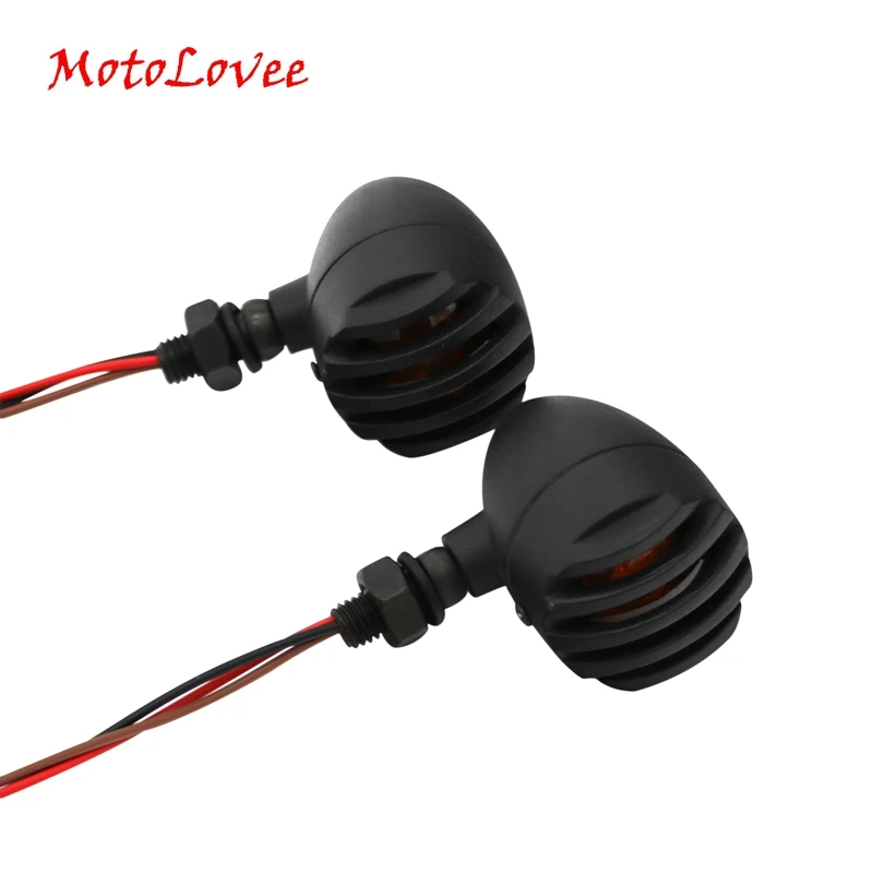 Motolovee 2PCS Motorcycle Turn Signal Indicator Light Bullet Steel Motorbike Flashers
Motolovee 2PCS Motorcycle Turn Signal Indicator Light Bullet Steel Motorbike Flashers