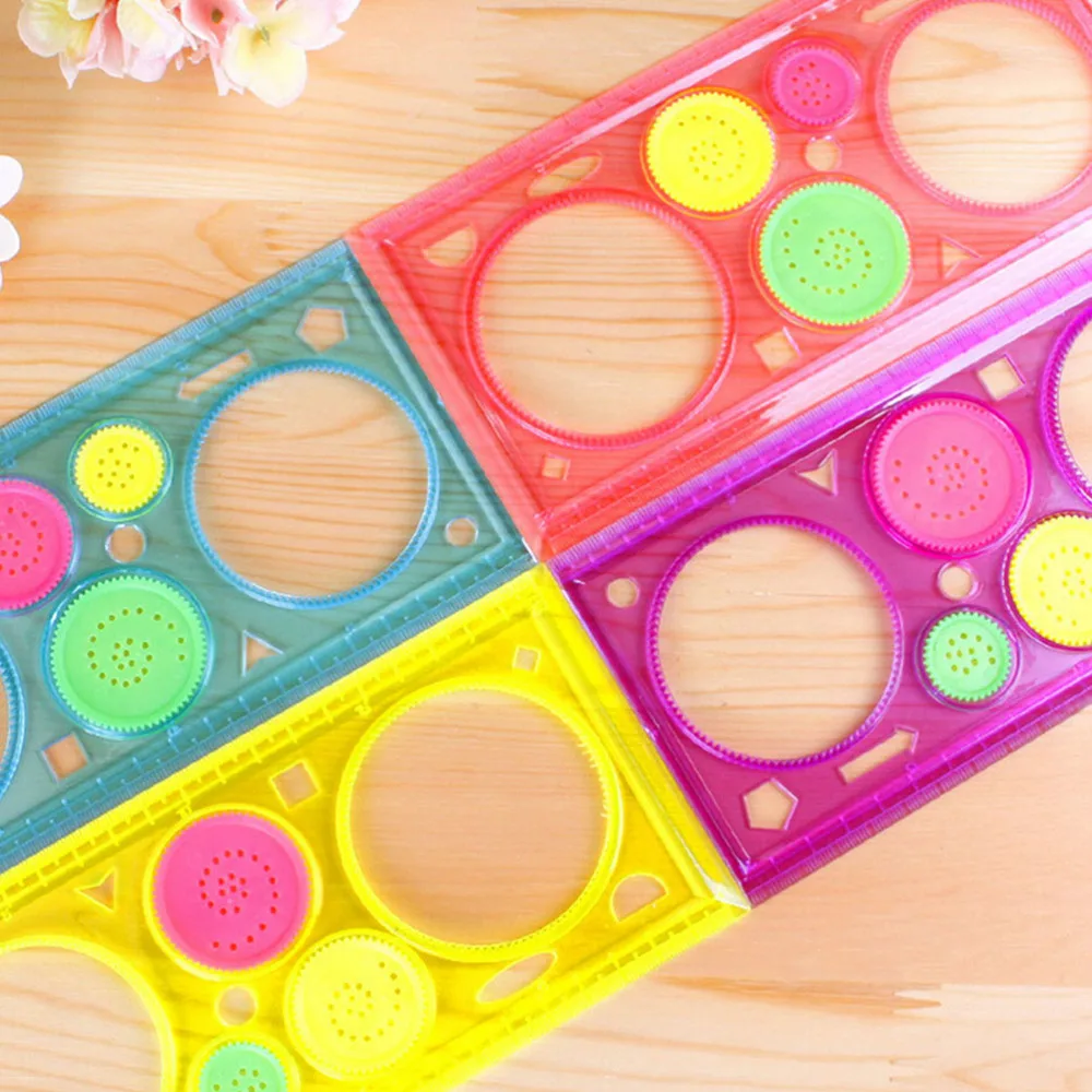 Multifunctional Geometric Spirograph Ruler Drafting Tools Stationery Students Office Supplies 1pcs
Multifunctional Geometric Spirograph Ruler Drafting Tools Stationery Students Office Supplies 1pcs