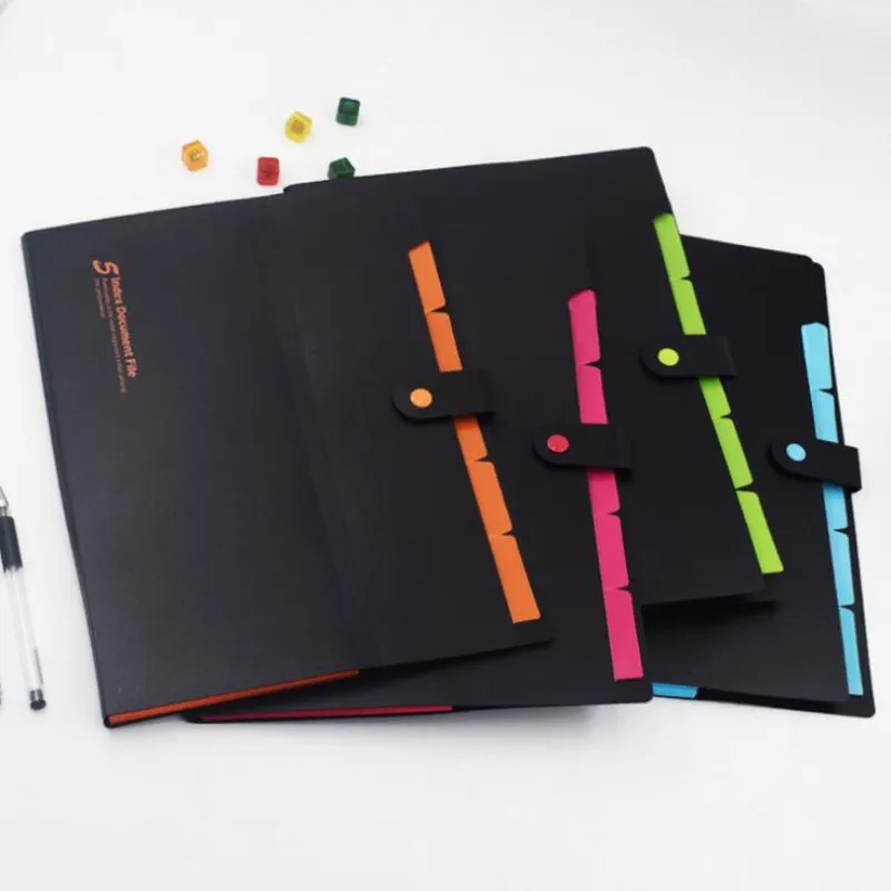 New stationery simple multi-layer information papers buckle A4 folder 8 color file storage folder 5 into document bag
New stationery simple multi-layer information papers buckle A4 folder 8 color file storage folder 5 into document bag