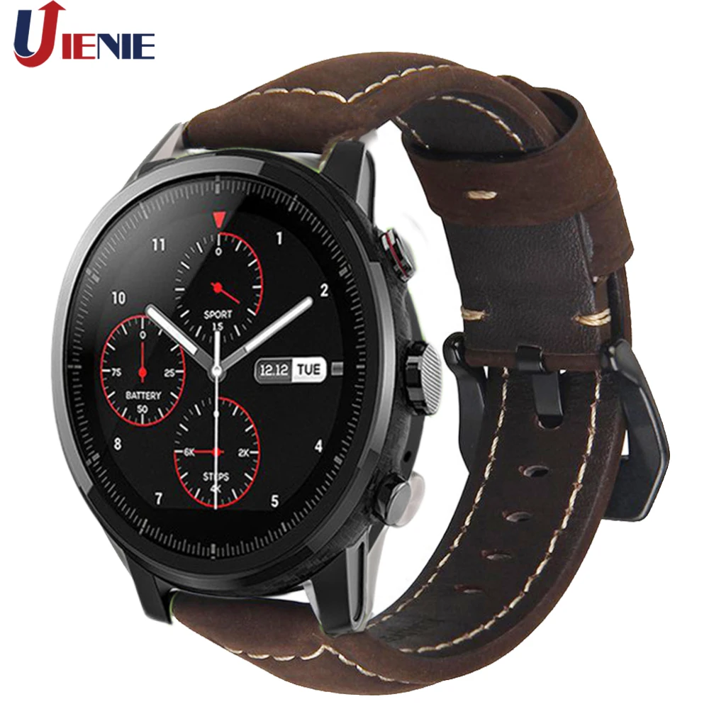 Leather Watch Band Strap for Huami Amazfit Stratos 2 2S/GTR 47mm/Galaxy Watch 42 46mm Gear S2 S3 Smart Bracelet Band 20mm 22mm
Leather Watch Band Strap for Huami Amazfit Stratos 2 2S/GTR 47mm/Galaxy Watch 42 46mm Gear S2 S3 Smart Bracelet Band 20mm 22mm