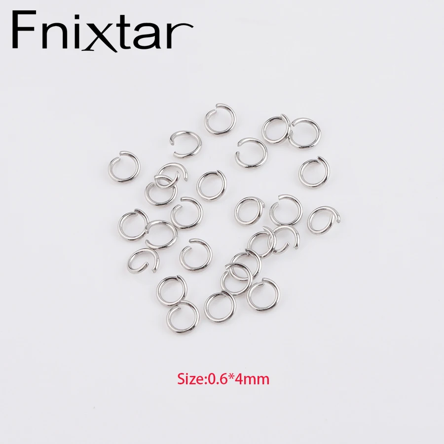 Fnixtar 0,6*4 мм открытые соединительные кольца из нержавеющей стали, разъемные кольца, соединители «сделай сам», фурнитура для ювелирных издели...
Fnixtar 0,6*4 мм открытые соединительные кольца из нержавеющей стали, разъемные кольца, соединители «сделай сам», фурнитура для ювелирных издели...