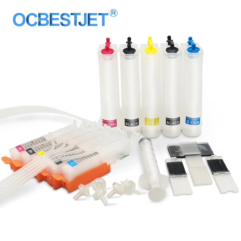 5Colors For Canon PGI-570 CLI-571 Continuous Ink Supply System For Canon MG5750 MG5751 MG5752 MG5753 MG6850 MG6851 MG6852 MG6853
5Colors For Canon PGI-570 CLI-571 Continuous Ink Supply System For Canon MG5750 MG5751 MG5752 MG5753 MG6850 MG6851 MG6852 MG6853
