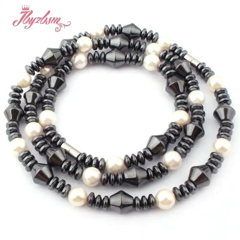 Black (No Magnetic) Hematite Natural Stone Beads For Woman Tribal Fashion Jewellery Necklace 21"Bracelet 7" 1 Set Free Shipping
Black (No Magnetic) Hematite Natural Stone Beads For Woman Tribal Fashion Jewellery Necklace 21"Bracelet 7" 1 Set Free Shipping
