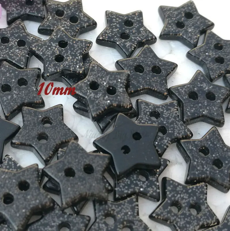 144pcs 10mm Mini Black Silver powder Black Star buttons Resin special shaped buttons for Diy hand draw Environmental protection
144pcs 10mm Mini Black Silver powder Black Star buttons Resin special shaped buttons for Diy hand draw Environmental protection