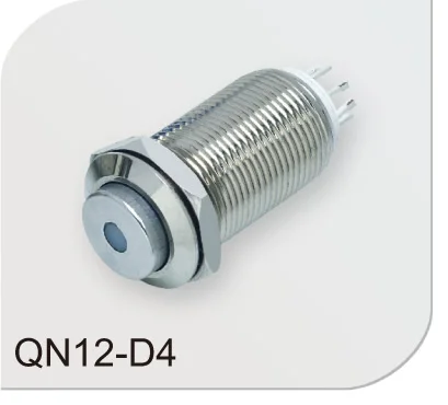 12mm Brass High Flat Head Latching 1 NO metal push button switch with dot illuminated 6V 12V 24V
12mm Brass High Flat Head Latching 1 NO metal push button switch with dot illuminated 6V 12V 24V