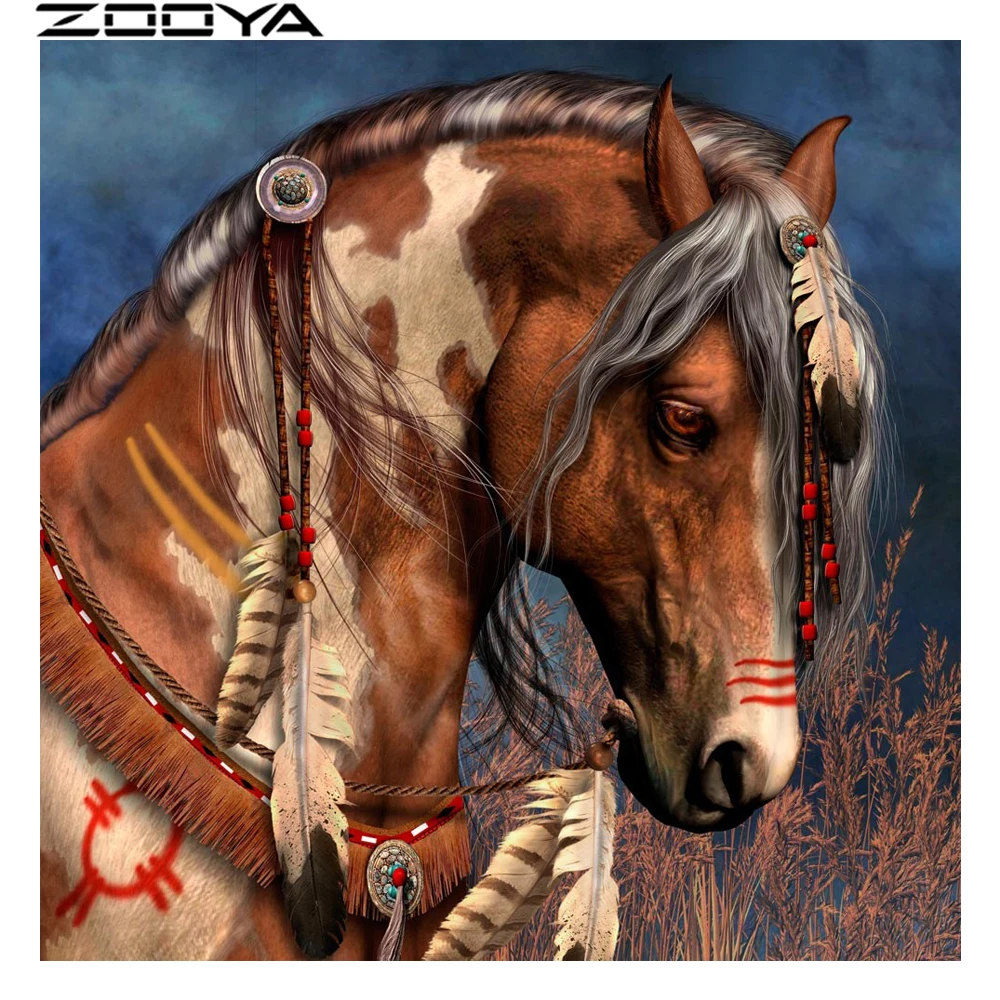 ZOOYA Diamond Embroidery Cross-Stitch Animal Horse Feathers DIY Diamond Painting Embroidered With Rhinestones Home Decor R711
ZOOYA Diamond Embroidery Cross-Stitch Animal Horse Feathers DIY Diamond Painting Embroidered With Rhinestones Home Decor R711