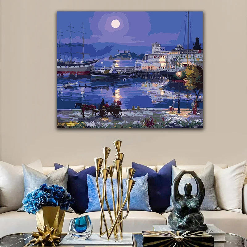 DIY colorings pictures by numbers with colors Beautiful view from the port picture drawing painting by numbers framed Home
DIY colorings pictures by numbers with colors Beautiful view from the port picture drawing painting by numbers framed Home