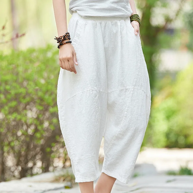 French style gray fashion women's pants ankle-length elastic waist loose ladies trousers solid breathable pants female broek
French style gray fashion women's pants ankle-length elastic waist loose ladies trousers solid breathable pants female broek