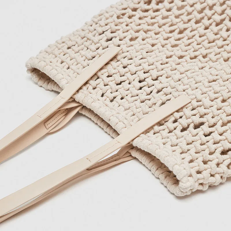 Fashion Women Handbag Hollow Mesh Woven Shoulder Bag New Hot Summer Holiday Handmade Cotton Rope Woven Net Bag Beach Bag Handbag
Fashion Women Handbag Hollow Mesh Woven Shoulder Bag New Hot Summer Holiday Handmade Cotton Rope Woven Net Bag Beach Bag Handbag