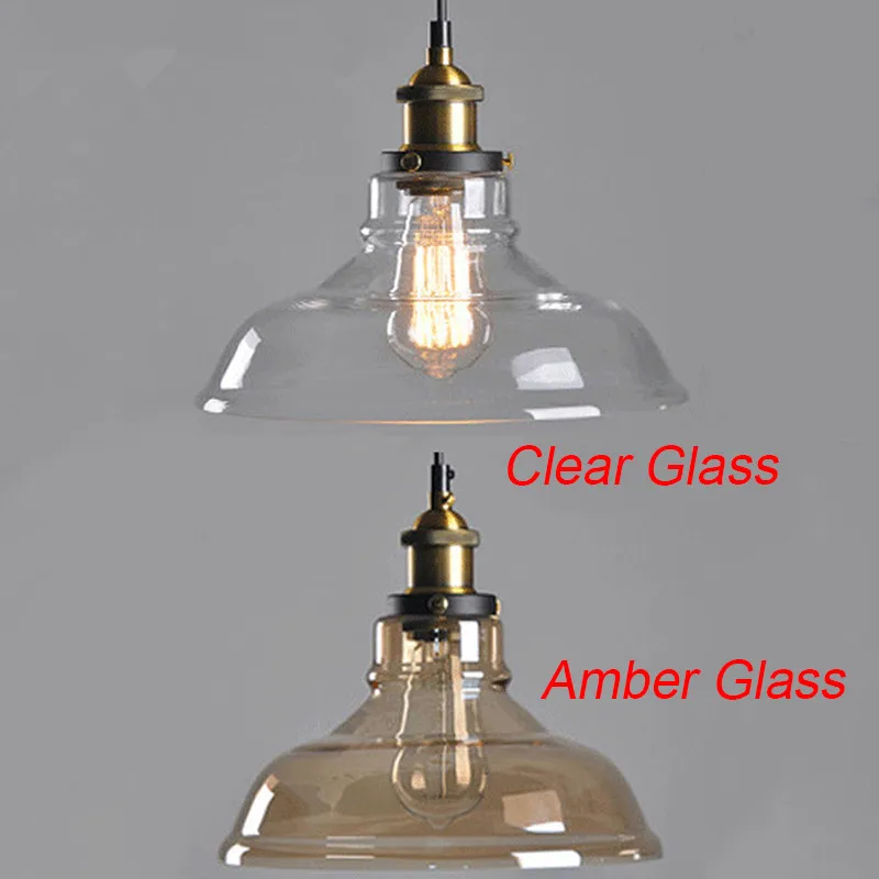 Vintage Industrial Loft LED Simple Pendant Light Glass Holder Retro Bar Lamp Lampshade Light Home Decor Fixtures Hanging Lamp
Vintage Industrial Loft LED Simple Pendant Light Glass Holder Retro Bar Lamp Lampshade Light Home Decor Fixtures Hanging Lamp