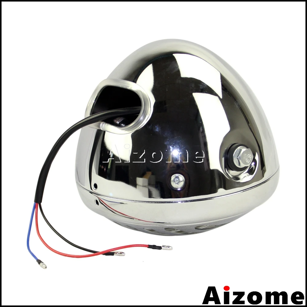 Universal Motorcycle 6.5" Headlight Chrome High Low Beam Grill Headlamp For Harley Honda Yamaha Suzuki Cafe Racer Cruiser
Universal Motorcycle 6.5" Headlight Chrome High Low Beam Grill Headlamp For Harley Honda Yamaha Suzuki Cafe Racer Cruiser