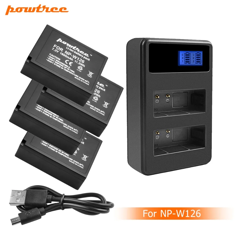 4X 7,2 V 1600 мА/ч, литий-ионный аккумулятор NP-W126 Камера Батарея + ЖК-дисплей двойной Зарядное устройство для ЖК-дисплея с подсветкой Fujifilm FinePix HS30EXR ...
4X 7,2 V 1600 мА/ч, литий-ионный аккумулятор NP-W126 Камера Батарея + ЖК-дисплей двойной Зарядное устройство для ЖК-дисплея с подсветкой Fujifilm FinePix HS30EXR ...