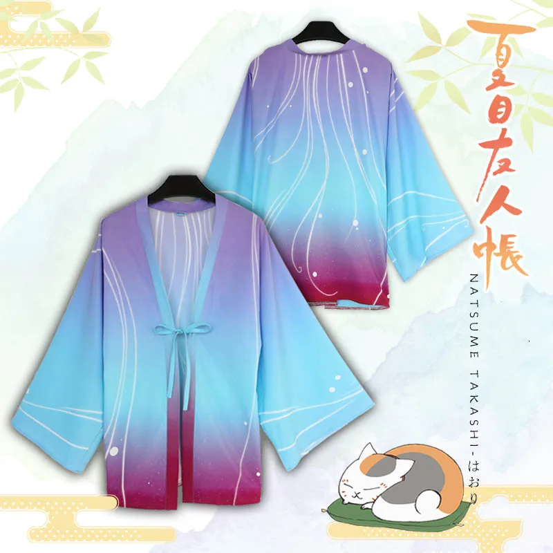 Костюмы для косплея аниме natlifepo4 Yuujinchou Такаси Нацумэ кимоно юката Верхняя одежда Пальто унисекс повседневные хаори длинные топы новинка
Костюмы для косплея аниме natlifepo4 Yuujinchou Такаси Нацумэ кимоно юката Верхняя одежда Пальто унисекс повседневные хаори длинные топы новинка