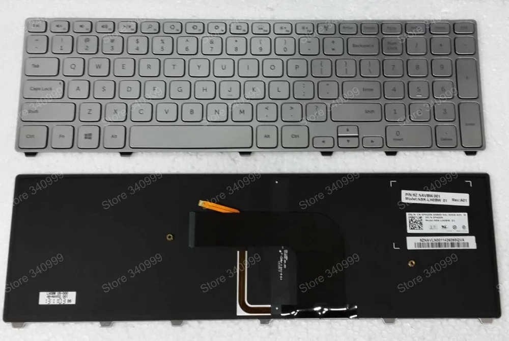 Новая клавиатура для ноутбука DELL Inspiron 15 7000 Series 7737 us с рамкой и подсветкой
Новая клавиатура для ноутбука DELL Inspiron 15 7000 Series 7737 us с рамкой и подсветкой