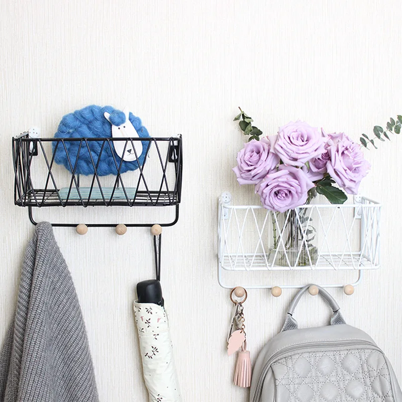 Iron Wall Hanging Wall Rack Wall-mounted Bedroom Bathroom Dormitory Key Hook Storage Free Punching Entrance
Iron Wall Hanging Wall Rack Wall-mounted Bedroom Bathroom Dormitory Key Hook Storage Free Punching Entrance