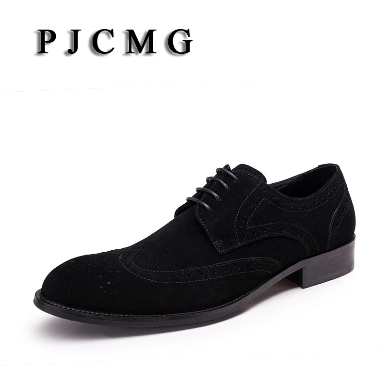 Туфли PJCMG мужские из натуральной нубуковой кожи, модные оксфорды, плоская подошва, мокасины
Туфли PJCMG мужские из натуральной нубуковой кожи, модные оксфорды, плоская подошва, мокасины