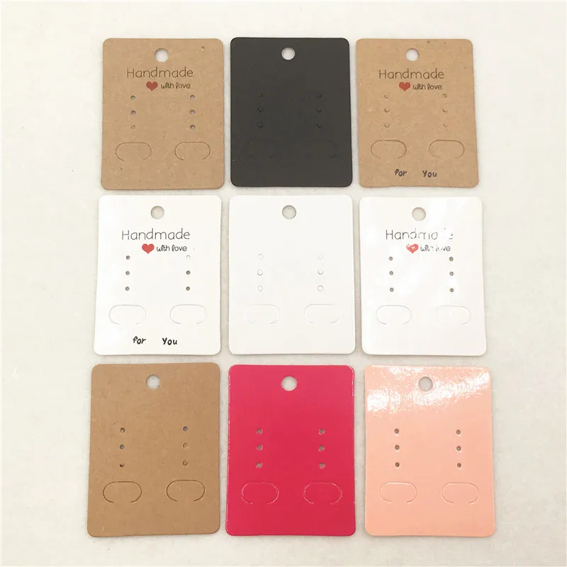 5 Colors Choose From Porous Hanging Earrings Cards Kraft Paper Cards DIY Jewelry Earrings Gift Packing Cards 100Pcs/Lot 6.5*5cm
5 Colors Choose From Porous Hanging Earrings Cards Kraft Paper Cards DIY Jewelry Earrings Gift Packing Cards 100Pcs/Lot 6.5*5cm