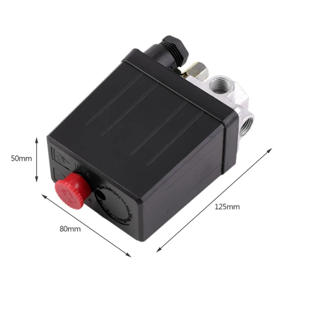 2017 Air Compressor Pressure Switch Control Valve 90 PSI -120 PSI Convenient Heavy Duty 240V 16A Auto Control Load/Unload
2017 Air Compressor Pressure Switch Control Valve 90 PSI -120 PSI Convenient Heavy Duty 240V 16A Auto Control Load/Unload
