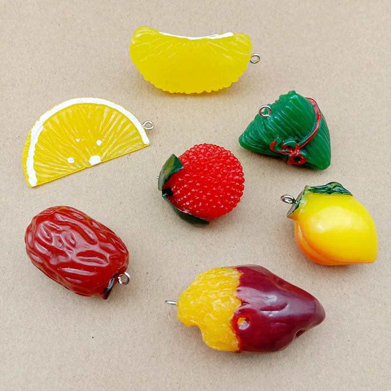 New Arrival Colorful Resin Cabochons DIY Jewelry Jewelry Charms 50pcs Fruit Lemon Straberry Peach Necklace Earring Pendants
New Arrival Colorful Resin Cabochons DIY Jewelry Jewelry Charms 50pcs Fruit Lemon Straberry Peach Necklace Earring Pendants