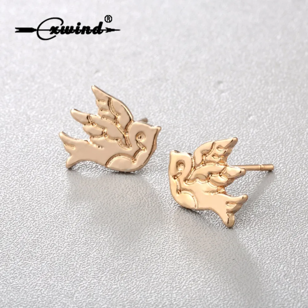Punk Animal Fly Bird Stud Earrings For Women Fashion Hip Hop Swallow Earring Club Jewelry Accessories
Punk Animal Fly Bird Stud Earrings For Women Fashion Hip Hop Swallow Earring Club Jewelry Accessories