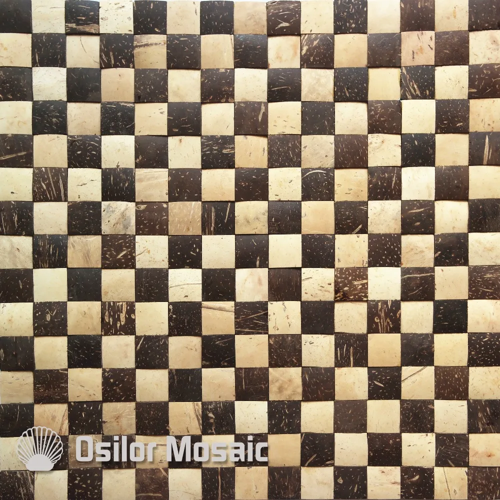 Southeast Asia style natural 100% coconut shell mosaic tile for home decoration
Southeast Asia style natural 100% coconut shell mosaic tile for home decoration