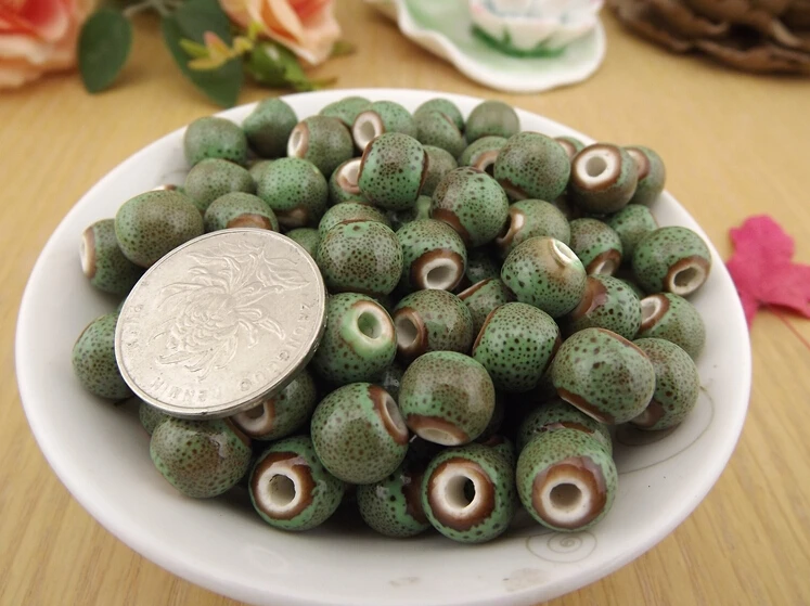 6mm ceramic flower glazed beads green leopard spot porcelain beads 10 mm large hole series Bracelet beads handmade beads 1519
6mm ceramic flower glazed beads green leopard spot porcelain beads 10 mm large hole series Bracelet beads handmade beads 1519
