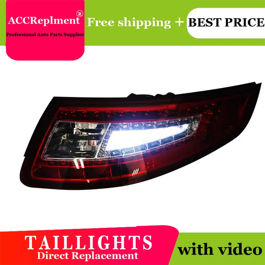 2PCS Car Styling for Porsche 997 Taillights 2005-2009 for 997 LED Tail Lamp+Turn Signal+Brake+Reverse LED light
2PCS Car Styling for Porsche 997 Taillights 2005-2009 for 997 LED Tail Lamp+Turn Signal+Brake+Reverse LED light