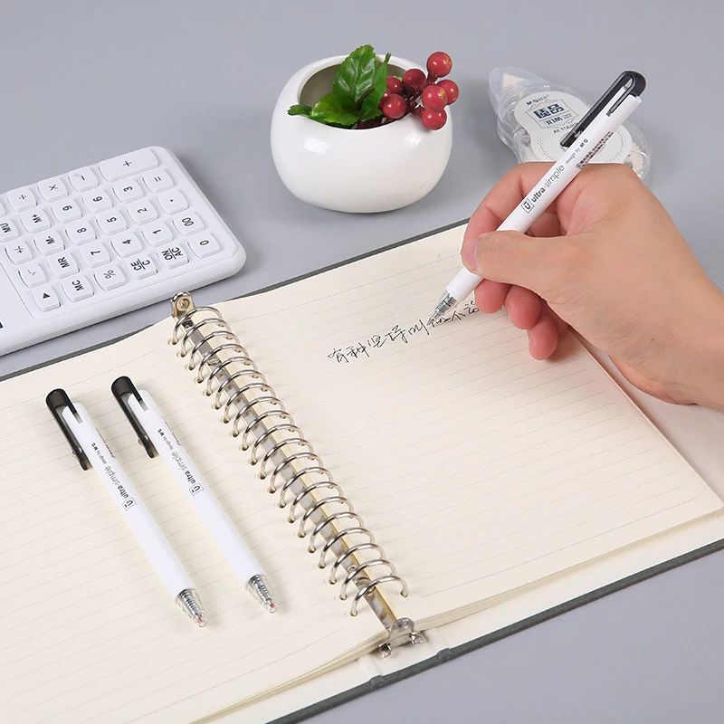 Ручка гелевая M & G серия гелевых ручек H3601 черная 5/10 шт. | Канцтовары для офиса и
