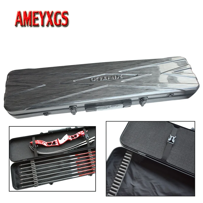 Archery Recurve Bow Box With Arrow Splitter Foam Single Shoulder-back Portable Waterproof Bow Case Hunting Shooting Accessories
Archery Recurve Bow Box With Arrow Splitter Foam Single Shoulder-back Portable Waterproof Bow Case Hunting Shooting Accessories