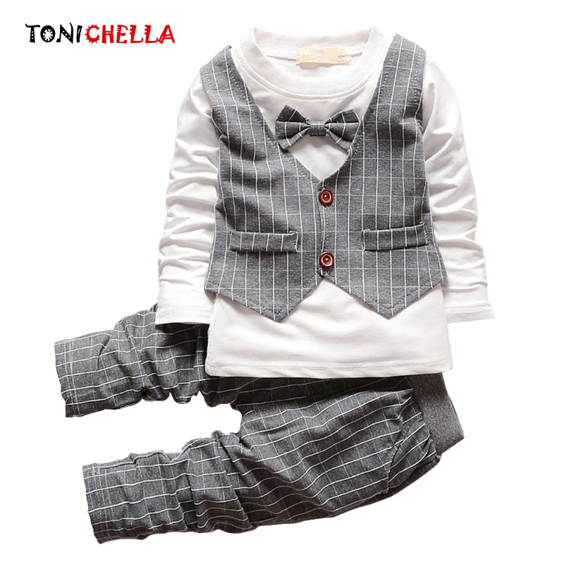 Baby Boy Kids Gentleman Clothing Set Autumn Uniform Clothes School Birthday Suits Long Sleeve Vest Shirt Striped Pants CL5168
Baby Boy Kids Gentleman Clothing Set Autumn Uniform Clothes School Birthday Suits Long Sleeve Vest Shirt Striped Pants CL5168