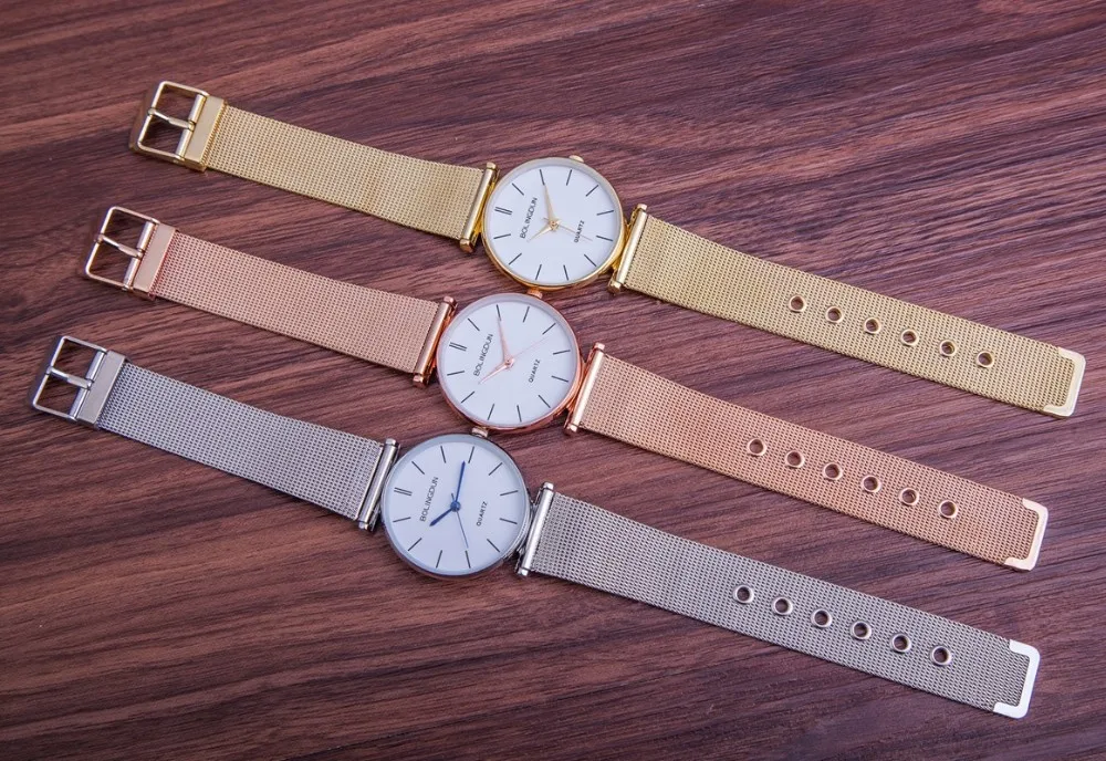 Relogio Feminino Luxury Brand Watch Women Fashion Gold Quartz Watches Casual Metal Mesh Stainless Steel Dress Wristwatches Hot
Relogio Feminino Luxury Brand Watch Women Fashion Gold Quartz Watches Casual Metal Mesh Stainless Steel Dress Wristwatches Hot