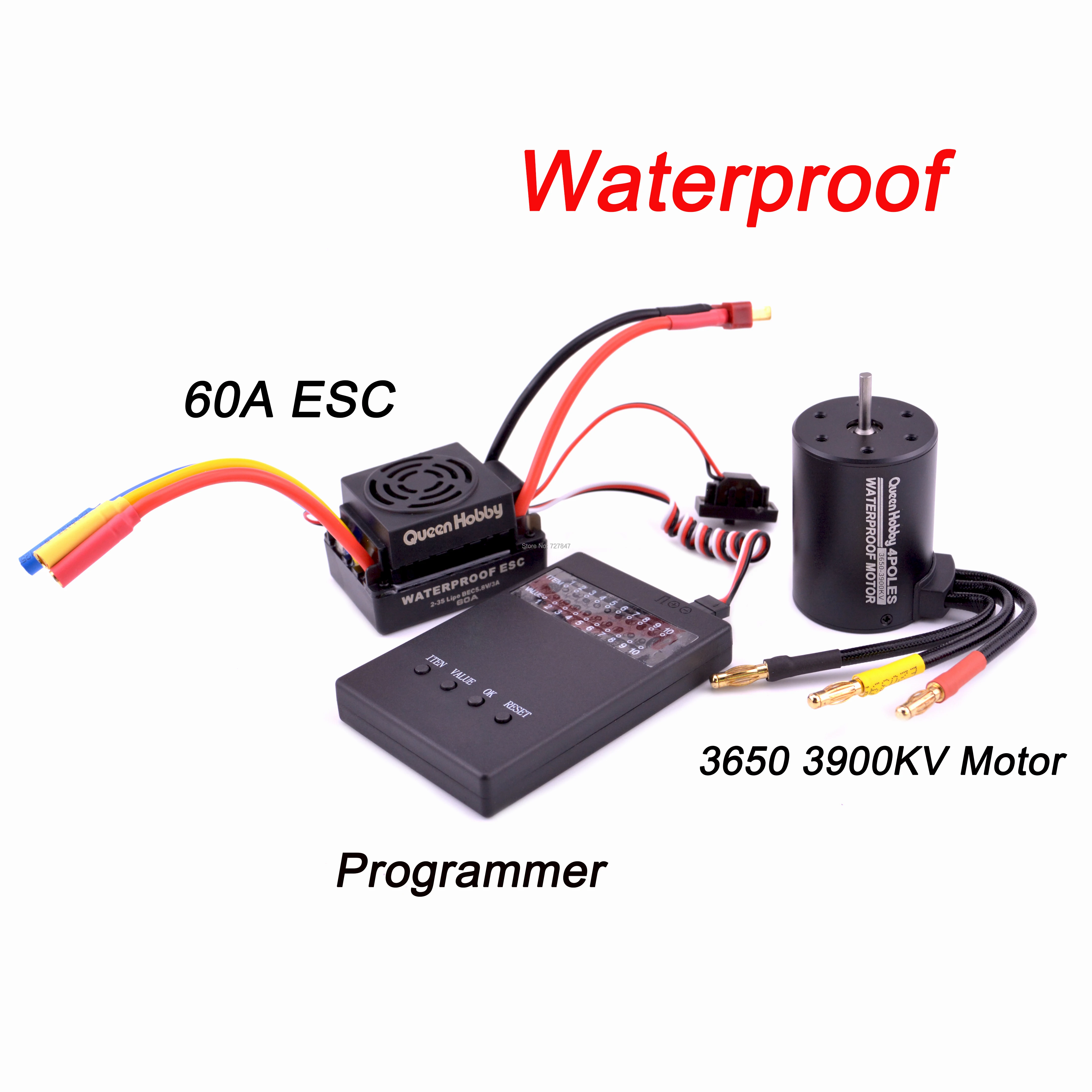 Обновленный водонепроницаемый 3650 3900KV / 4300KV RC бесщеточный двигатель 60A ESC программатор для 1/10 RC Автомобиль Грузовик Мотор Комплект
Обновленный водонепроницаемый 3650 3900KV / 4300KV RC бесщеточный двигатель 60A ESC программатор для 1/10 RC Автомобиль Грузовик Мотор Комплект