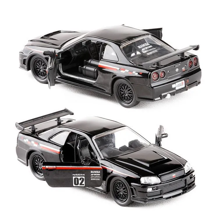 Freeshipping High Imitation 1:32 Alloy Car Models Dodge Charger GTR 34 Plymouth Chevrolet Retro Vintage Collection Model | Игрушки и