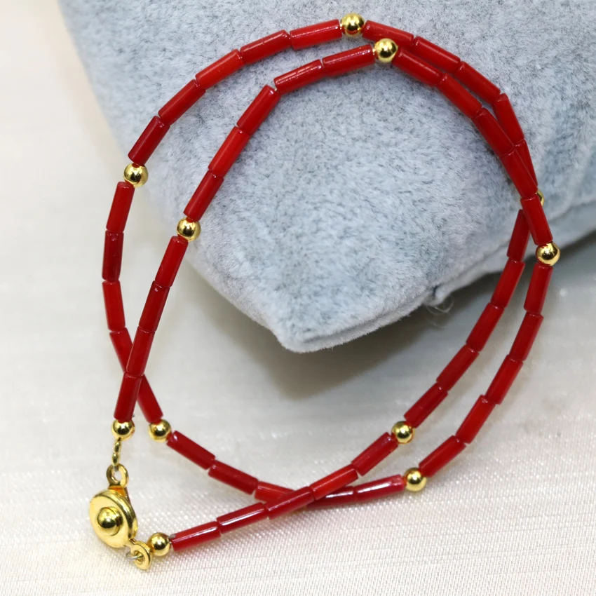 Natural red coral tube beads 2*6mm strand bracelets exquisite gifts for women diy clasp free shipping jewelry 13inch B3004
Natural red coral tube beads 2*6mm strand bracelets exquisite gifts for women diy clasp free shipping jewelry 13inch B3004