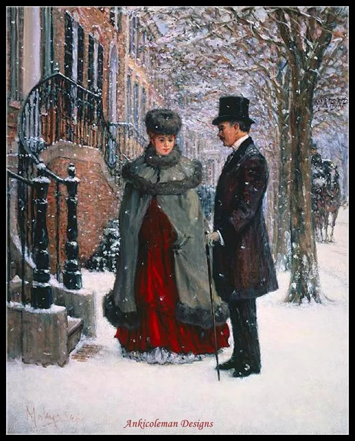 Needlework for embroidery DIY DMC High Quality - Counted Cross Stitch Kits 14 ct Oil painting - Winter Romance
Needlework for embroidery DIY DMC High Quality - Counted Cross Stitch Kits 14 ct Oil painting - Winter Romance