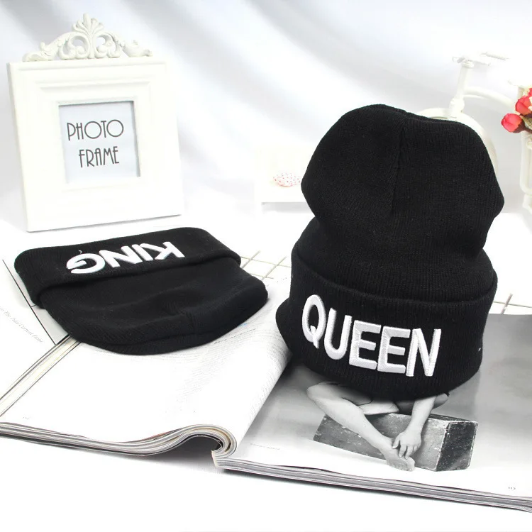KING QUEEN Winter Warm Skullies Beanies Knit Hat Skullies Bonnet Hip Hop Hats For Men Women Beanie Ski Sports Cap Couple LA Caps
KING QUEEN Winter Warm Skullies Beanies Knit Hat Skullies Bonnet Hip Hop Hats For Men Women Beanie Ski Sports Cap Couple LA Caps