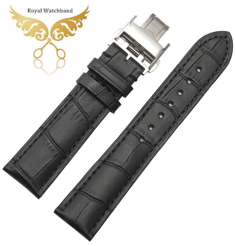 18mm 19mm 20mm 21mm 22mm NEW High quality Black Genuine Leather Watchband Watch Band Strap Bracelet Silver Steel Buckle Clasp
18mm 19mm 20mm 21mm 22mm NEW High quality Black Genuine Leather Watchband Watch Band Strap Bracelet Silver Steel Buckle Clasp