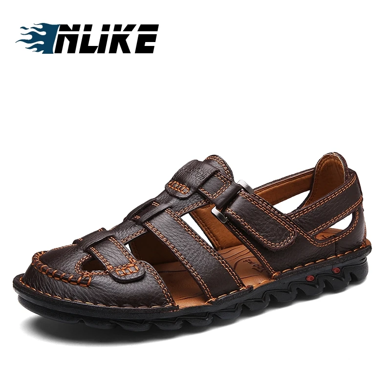 Inlike Brand Big Size Drop Shipping Mens Sandals Genuine Leather Sandals Outdoor Casual Men Leather Sandals For Men
Inlike Brand Big Size Drop Shipping Mens Sandals Genuine Leather Sandals Outdoor Casual Men Leather Sandals For Men