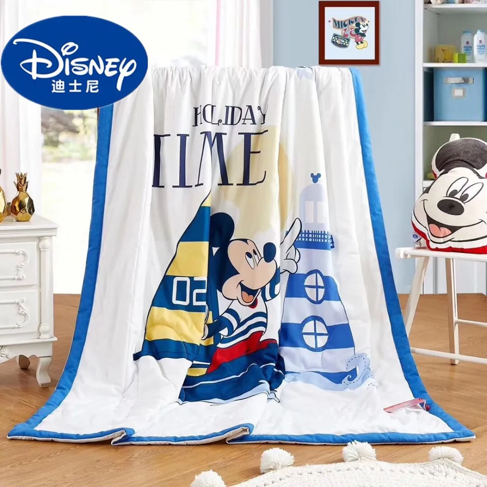 Disney Mickey Mouse Children Adult Summer Blanket Quilt Cotton Student Single Queen King Cartoon Boy Bedroom soft blanket Sheet
Disney Mickey Mouse Children Adult Summer Blanket Quilt Cotton Student Single Queen King Cartoon Boy Bedroom soft blanket Sheet