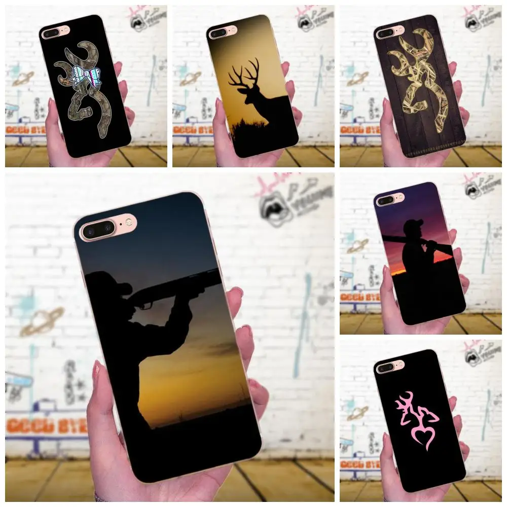 Мягкий силиконовый чехол Browning охотничья голова оленя для Galaxy A3 A5 A7 On5 On7 2015 2016 2017