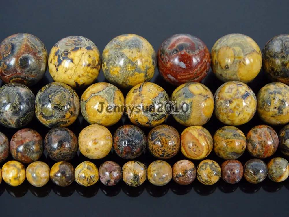Natural Leopard Skin Jas-per Gems Stone 4mm 6mm 8mm 10mm Round Beads 15.5" for Jewelry Making Crafts 5 Strands/Pack
Natural Leopard Skin Jas-per Gems Stone 4mm 6mm 8mm 10mm Round Beads 15.5" for Jewelry Making Crafts 5 Strands/Pack