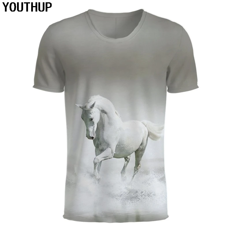 YOUTHUP 3D футболка с животным принтом, мужская летняя футболка с коротким рукавом, футболки с принтом белой лошади, 3d футболки, мужские повседне...
YOUTHUP 3D футболка с животным принтом, мужская летняя футболка с коротким рукавом, футболки с принтом белой лошади, 3d футболки, мужские повседне...