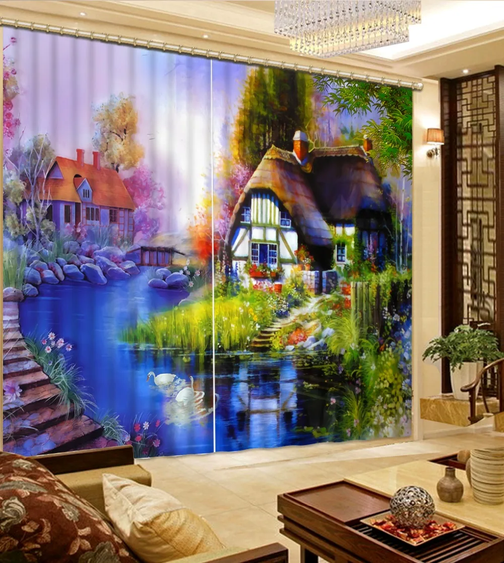 park curtains Nature personality style alley photo print 3d curtain Mediterranean Garden Door curtain
park curtains Nature personality style alley photo print 3d curtain Mediterranean Garden Door curtain