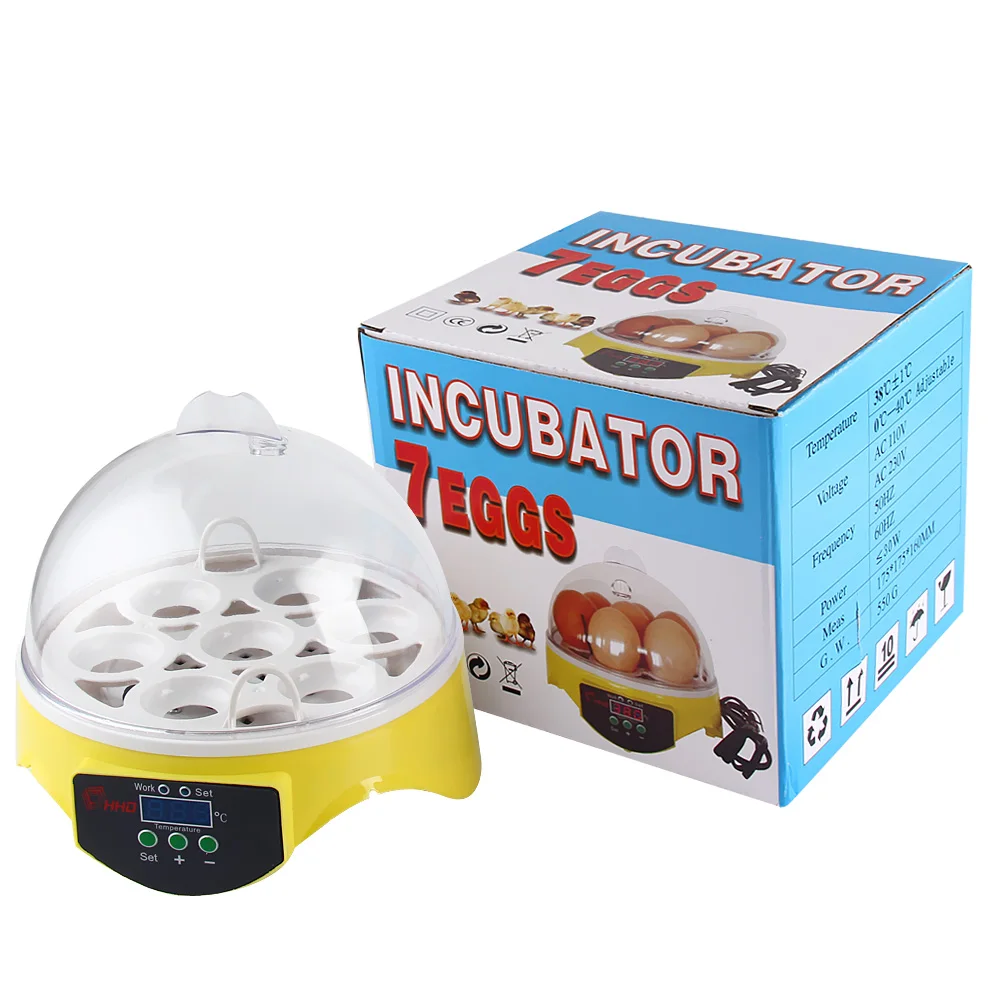 7PCS Eggs Automatic Poultry Mini Incubator Temperature Control Automatic Poultry Automatic Brooder Turning Incubator Chicken
7PCS Eggs Automatic Poultry Mini Incubator Temperature Control Automatic Poultry Automatic Brooder Turning Incubator Chicken
