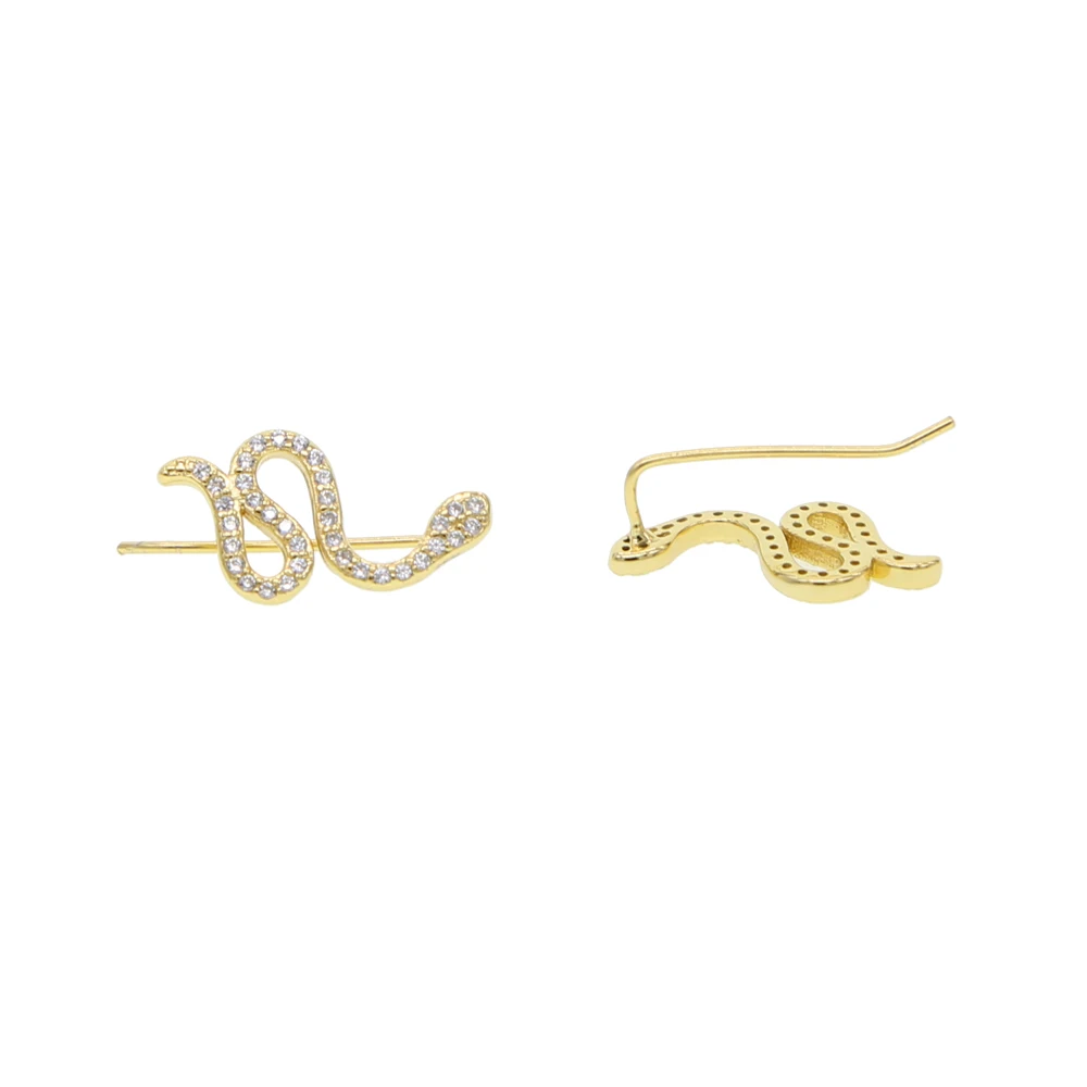 micro pave cz snake climber long pin earring Gold vermeil 925 sterling silver jewelry
micro pave cz snake climber long pin earring Gold vermeil 925 sterling silver jewelry