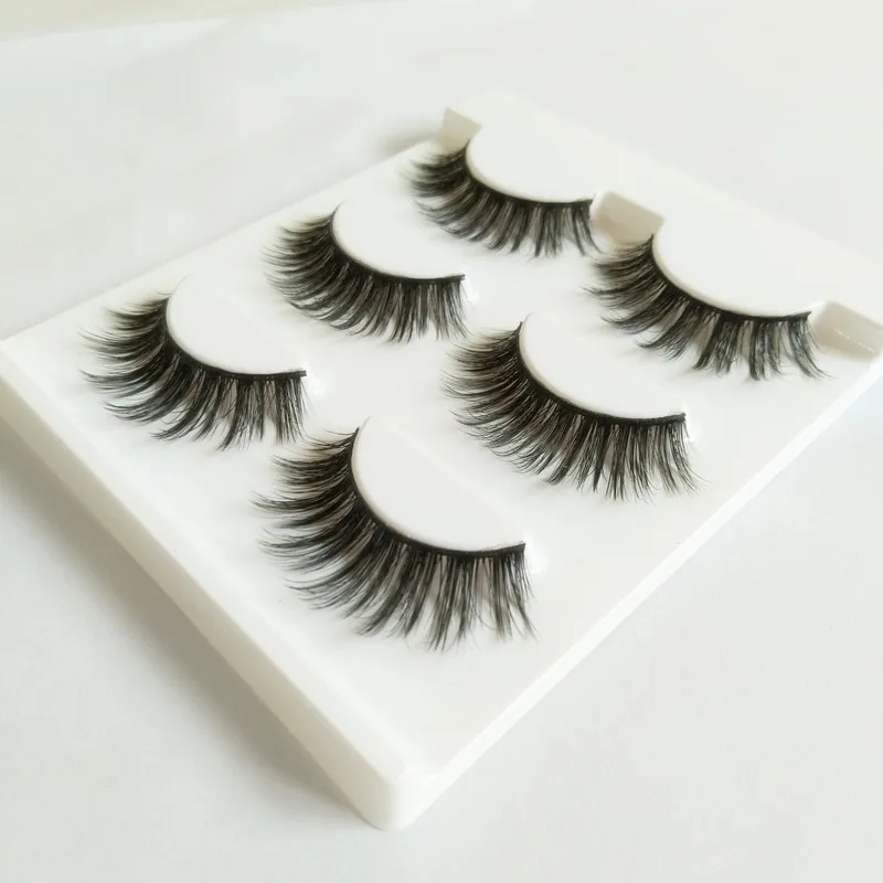 3 pairs Natural Mink False Eyelashes Winged Thick Eye Lashes Handmade Cotton Stalk Banquet makeup Tool Mink Fake Eyelashes
3 pairs Natural Mink False Eyelashes Winged Thick Eye Lashes Handmade Cotton Stalk Banquet makeup Tool Mink Fake Eyelashes